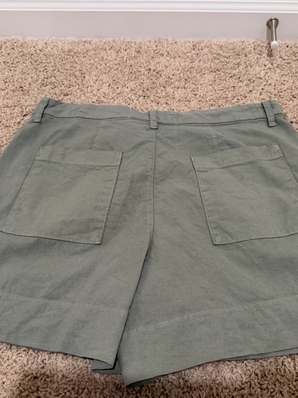 Frank & Eileen Women's Olive Green Shorts - Picture 4 of 6